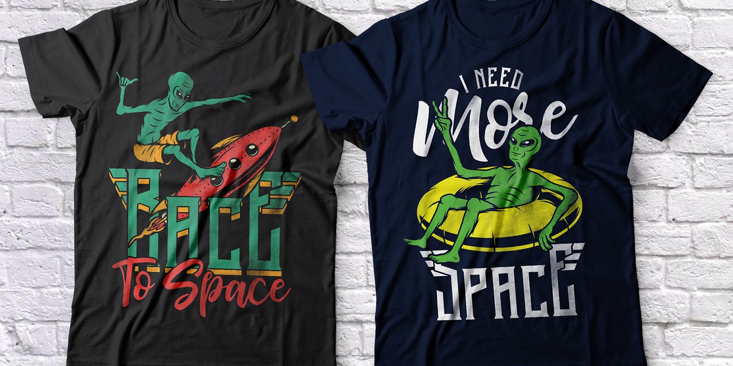 Space Vacation Full Font preview